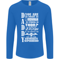 Daddy's Favourite Superhero Father's Day Mens Long Sleeve T-Shirt Royal Blue