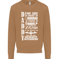 Daddy's Favourite Superhero Father's Day Mens Sweatshirt Jumper Caramel Latte