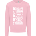 Daddy's Favourite Superhero Father's Day Mens Sweatshirt Jumper Light Pink