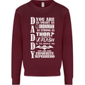 Daddy's Favourite Superhero Father's Day Mens Sweatshirt Jumper Maroon