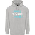 Daddys Fishing Buddy Funny Fisherman Childrens Kids Hoodie Sports Grey