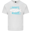 Daddys Fishing Buddy Funny Fisherman Kids T-Shirt Childrens White