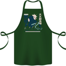 Daidarabotchi Japanese Yokai Mythology Cotton Apron 100% Organic Forest Green