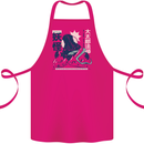 Daidarabotchi Japanese Yokai Mythology Cotton Apron 100% Organic Pink