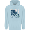Daidarabotchi Japanese Yokai Mythology Mens 80% Cotton Hoodie Light Blue