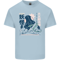 Daidarabotchi Japanese Yokai Mythology Mens Cotton T-Shirt Tee Top Light Blue