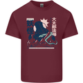 Daidarabotchi Japanese Yokai Mythology Mens Cotton T-Shirt Tee Top Maroon