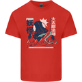 Daidarabotchi Japanese Yokai Mythology Mens Cotton T-Shirt Tee Top Red