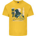 Daidarabotchi Japanese Yokai Mythology Mens Cotton T-Shirt Tee Top Yellow