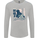 Daidarabotchi Japanese Yokai Mythology Mens Long Sleeve T-Shirt Sports Grey