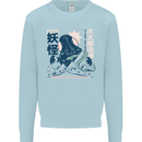 Daidarabotchi Japanese Yokai Mythology Mens Sweatshirt Jumper Light Blue