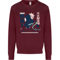 Daidarabotchi Japanese Yokai Mythology Mens Sweatshirt Jumper Maroon