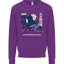 Daidarabotchi Japanese Yokai Mythology Mens Sweatshirt Jumper Purple