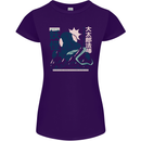 Daidarabotchi Japanese Yokai Mythology Womens Petite Cut T-Shirt Purple