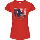 Daidarabotchi Japanese Yokai Mythology Womens Petite Cut T-Shirt Red