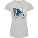 Daidarabotchi Japanese Yokai Mythology Womens Petite Cut T-Shirt Sports Grey
