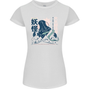 Daidarabotchi Japanese Yokai Mythology Womens Petite Cut T-Shirt White