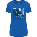 Daidarabotchi Japanese Yokai Mythology Womens Wider Cut T-Shirt Royal Blue