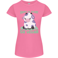 Dairy Is Scary Go Vegan Funny Womens Petite Cut T-Shirt Azalea