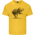 Dancing Musical Elephant Ghetto Blaster Kids T-Shirt Childrens Yellow