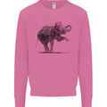 Dancing Musical Elephant Ghetto Blaster Mens Sweatshirt Jumper Azalea