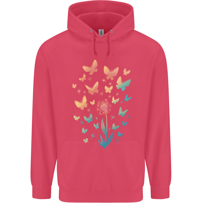 Dandelion Butterfly Plant Gardening Childrens Kids Hoodie Heliconia