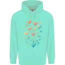 Dandelion Butterfly Plant Gardening Childrens Kids Hoodie Peppermint