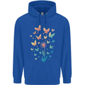 Dandelion Butterfly Plant Gardening Childrens Kids Hoodie Royal Blue