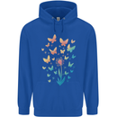 Dandelion Butterfly Plant Gardening Childrens Kids Hoodie Royal Blue