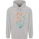 Dandelion Butterfly Plant Gardening Childrens Kids Hoodie Sports Grey