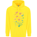 Dandelion Butterfly Plant Gardening Childrens Kids Hoodie Yellow