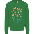 Dandelion Butterfly Plant Gardening Kids Sweatshirt Jumper Irish Green