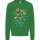 Dandelion Butterfly Plant Gardening Kids Sweatshirt Jumper Irish Green