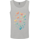Dandelion Butterfly Plant Gardening Mens Vest Tank Top Sports Grey