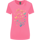Dandelion Butterfly Plant Gardening Womens Wider Cut T-Shirt Azalea