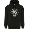 Dangerous Curves Mechanic on Duty Biker Mens Hoodie Black