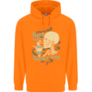 Dark Coffee Darker Soul Skull Childrens Kids Hoodie Orange