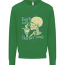 Dark Coffee Darker Soul Skull Mens Sweatshirt Jumper Irish Green