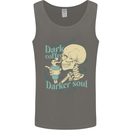 Dark Coffee Darker Soul Skull Mens Vest Tank Top Charcoal