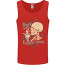 Dark Coffee Darker Soul Skull Mens Vest Tank Top Red