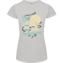 Dark Coffee Darker Soul Skull Womens Petite Cut T-Shirt Sports Grey