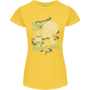 Dark Coffee Darker Soul Skull Womens Petite Cut T-Shirt Yellow