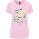 Dark Coffee Darker Soul Skull Womens Wider Cut T-Shirt Light Pink