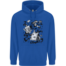 Dark Magic Black Voodoo Magic Mushrooms Childrens Kids Hoodie Royal Blue