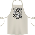 Dark Magic Black Voodoo Magic Mushrooms Cotton Apron 100% Organic Natural