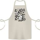 Dark Magic Black Voodoo Magic Mushrooms Cotton Apron 100% Organic Natural
