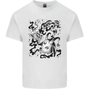 Dark Magic Black Voodoo Magic Mushrooms Kids T-Shirt Childrens White