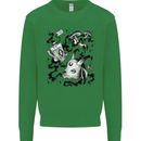 Dark Magic Black Voodoo Magic Mushrooms Mens Sweatshirt Jumper Irish Green