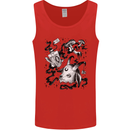Dark Magic Black Voodoo Magic Mushrooms Mens Vest Tank Top Red