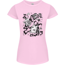 Dark Magic Black Voodoo Magic Mushrooms Womens Petite Cut T-Shirt Light Pink